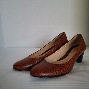 Women's Amalfi Brown Round Toe Shoe by Rangoni